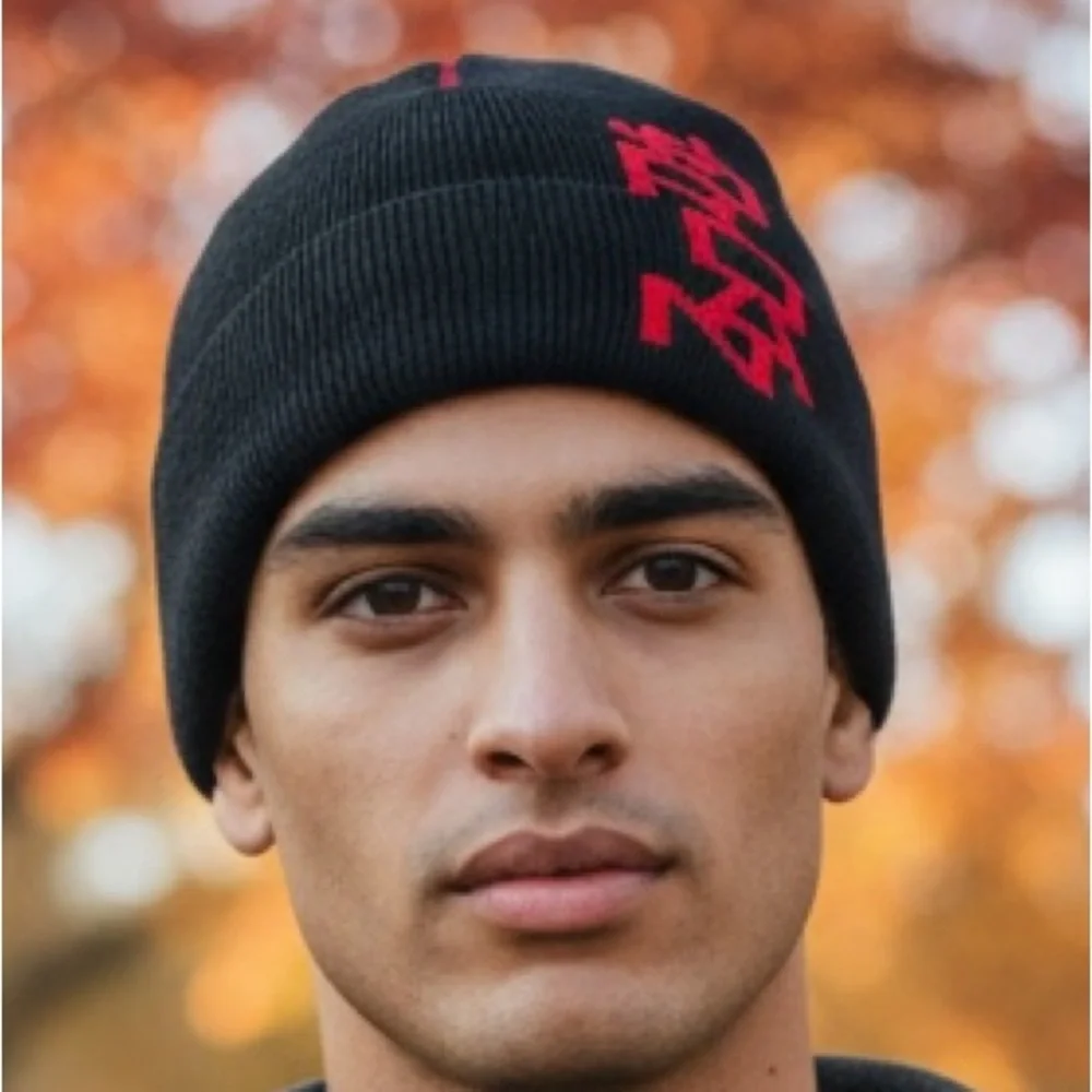 Jordan Black and‎ Red Beanie